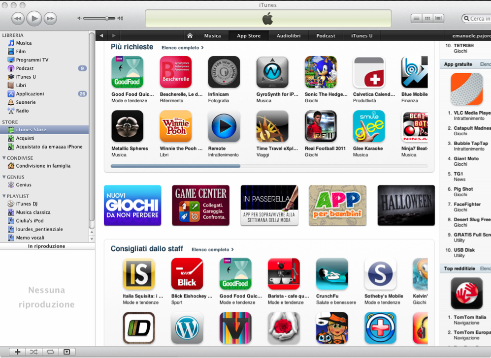 The application IS recommended in ITunes Store! | ItaliaSquisita.net