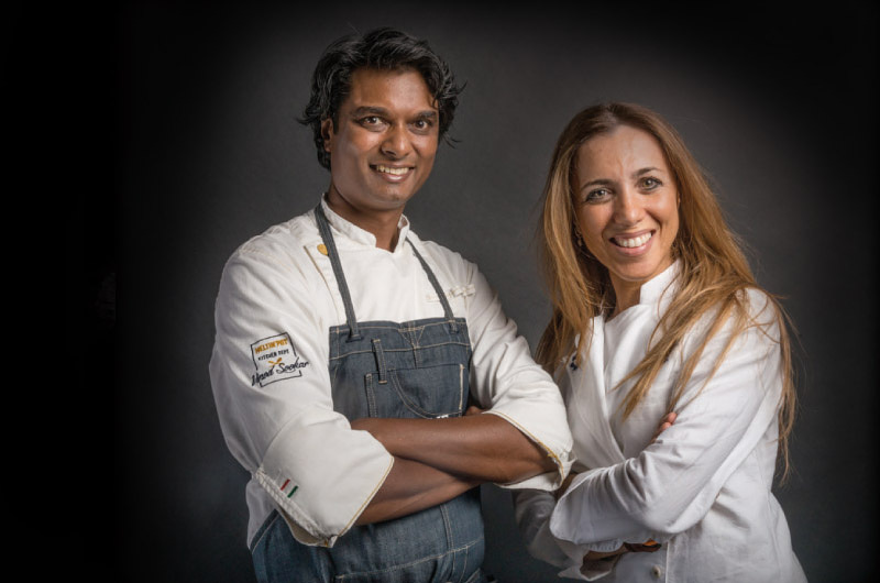 Chef ANTONELLA RICCI E VINOD SOOKAR