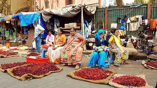 Mercato indiano di spezie