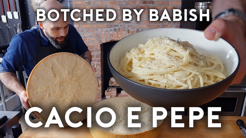 Il video di Babish Culinary Universe ft. ItaliaSquisita 