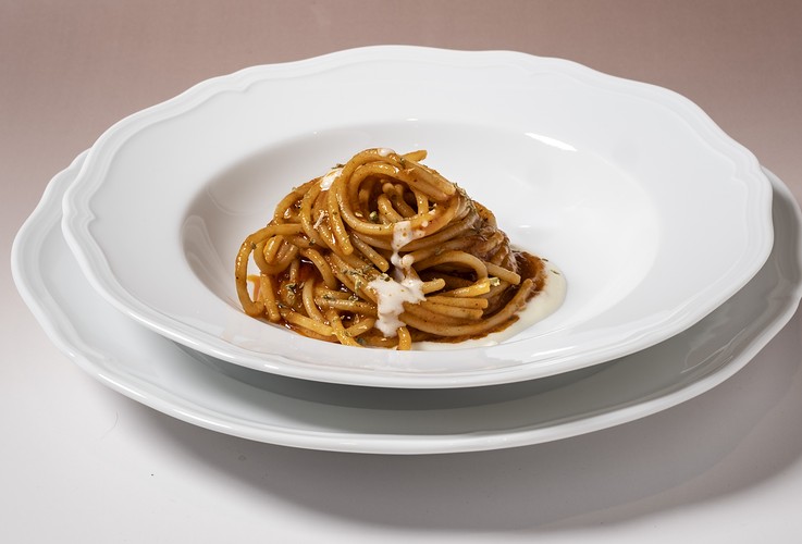 Ricetta: Spaghetti con salsa alla scarpara di Armando Codispoti