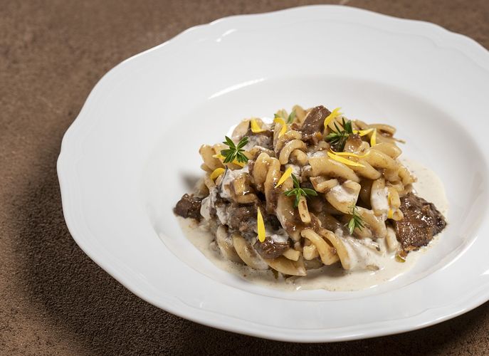 Ricetta: Fusilloni al ragù di cinghiale di Luca e Barbara Dall'Argine